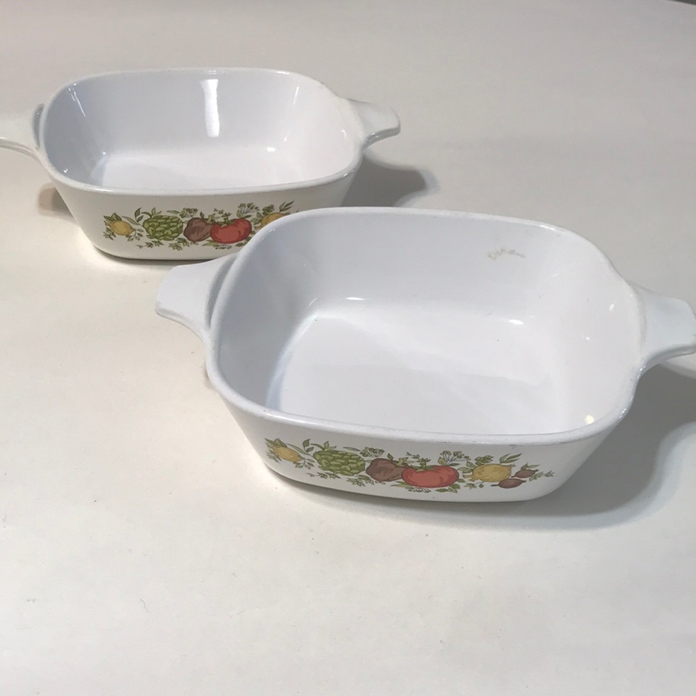 Corning Ware Spice of Life 1 3/4 Cup Baking Dishes